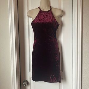 Suede dress